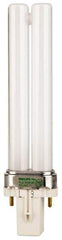 Philips - 7 Watt Fluorescent Commercial/Industrial 2 Pin Lamp - 4,100°K Color Temp, 400 Lumens, PLS, 10,000 hr Avg Life - Industrial Tool & Supply