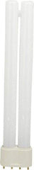 Philips - 18 Watt Fluorescent Commercial/Industrial 4 Pin Lamp - 3,000°K Color Temp, 1,250 Lumens, PLL, 15,000 hr Avg Life - Industrial Tool & Supply