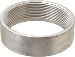 Merit Brass - 4" Grade 304 Stainless Steel Pipe Half Coupling - FNPT End Connections, 150 psi - Industrial Tool & Supply
