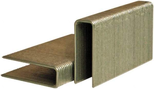 Stanley Bostitch - 1-1/2" Long x 1/2" Wide, 15.5 Gauge Crowned Construction Staple - Grade S4 Steel, Chisel Point - Industrial Tool & Supply