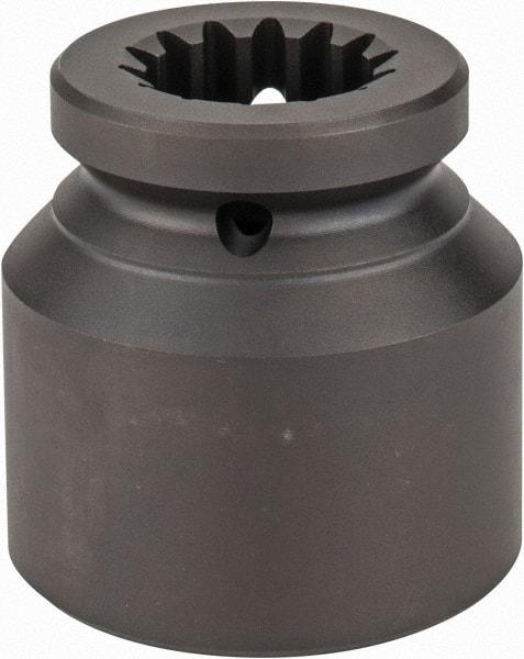 Proto - #5 Spline Drive, 2" Socket, Impact Socket - 6 Points, 3-17/32" OAL - Industrial Tool & Supply