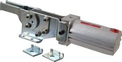 De-Sta-Co - 390 Lb Inner Hold Capacity, Horiz Mount, Air Power Hold-Down Toggle Clamp - 1/8 NPT Port, 145 Max psi, 90° Bar Opening, 39.62mm Height Under Bar - Industrial Tool & Supply