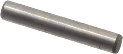 Value Collection - 1/8" Diam x 3/4" Pin Length Alloy Steel Oversized Dowel Pin - C 50-58 Hardness, 3,200 Lb Breaking Strength, 1 Beveled & 1 Rounded End - Industrial Tool & Supply