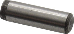 Value Collection - 3/16" Diam x 5/8" Pin Length Alloy Steel Oversized Dowel Pin - C 50-58 Hardness, 7,200 Lb Breaking Strength, 1 Beveled & 1 Rounded End - Industrial Tool & Supply
