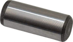 Value Collection - 1/4" Diam x 5/8" Pin Length Alloy Steel Oversized Dowel Pin - C 50-58 Hardness, 12,800 Lb Breaking Strength, 1 Beveled & 1 Rounded End - Industrial Tool & Supply