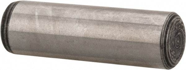 Value Collection - 5/16" Diam x 1" Pin Length Alloy Steel Oversized Dowel Pin - C 50-58 Hardness, 20,000 Lb Breaking Strength, 1 Beveled & 1 Rounded End - Industrial Tool & Supply