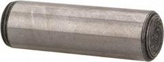 Value Collection - 5/16" Diam x 1" Pin Length Alloy Steel Oversized Dowel Pin - C 50-58 Hardness, 20,000 Lb Breaking Strength, 1 Beveled & 1 Rounded End - Industrial Tool & Supply