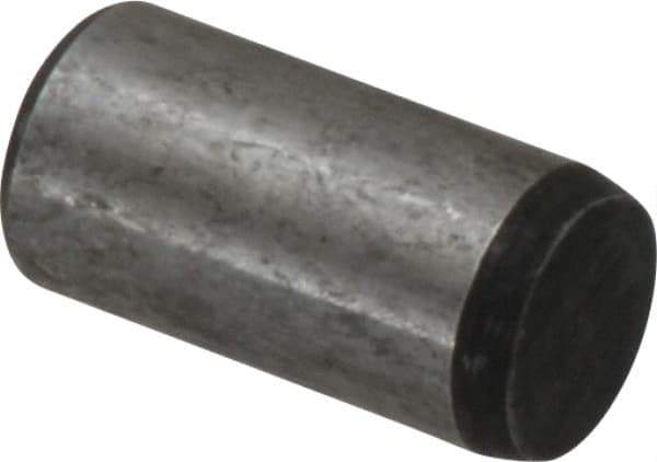 Value Collection - 3/8" Diam x 3/4" Pin Length Alloy Steel Oversized Dowel Pin - C 50-58 Hardness, 28,700 Lb Breaking Strength, 1 Beveled & 1 Rounded End - Industrial Tool & Supply