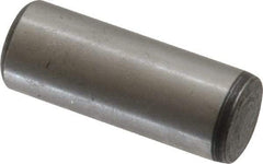 Value Collection - 3/8" Diam x 1" Pin Length Alloy Steel Oversized Dowel Pin - C 50-58 Hardness, 28,700 Lb Breaking Strength, 1 Beveled & 1 Rounded End - Industrial Tool & Supply