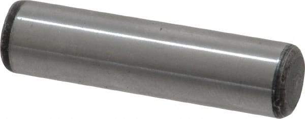 Value Collection - 3/8" Diam x 1-1/2" Pin Length Alloy Steel Oversized Dowel Pin - C 50-58 Hardness, 28,700 Lb Breaking Strength, 1 Beveled & 1 Rounded End - Industrial Tool & Supply