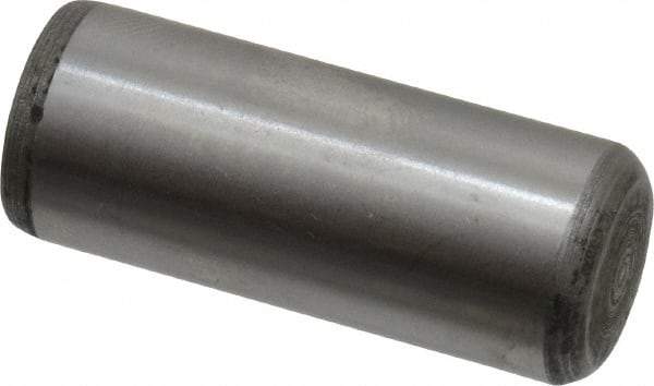Value Collection - 1/2" Diam x 1-1/4" Pin Length Alloy Steel Oversized Dowel Pin - C 50-58 Hardness, 51,000 Lb Breaking Strength, 1 Beveled & 1 Rounded End - Industrial Tool & Supply