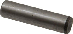 Value Collection - 1/2" Diam x 2" Pin Length Alloy Steel Oversized Dowel Pin - C 50-58 Hardness, 51,000 Lb Breaking Strength, 1 Beveled & 1 Rounded End - Industrial Tool & Supply