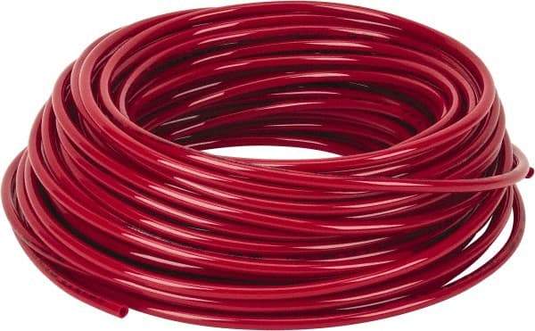 Coilhose Pneumatics - 0.17" ID x 1/4" OD, 100' Long, Nylon Tube - Red, 265 Max psi, -60 to 200°F - Industrial Tool & Supply