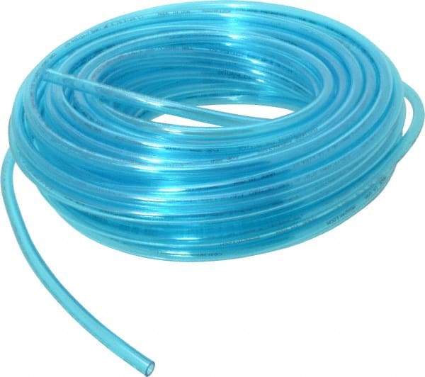 Coilhose Pneumatics - 1/4" ID x 3/8" OD, 100' Long, Polyurethane Tube - Trans Blue, 147 Max psi, -60 to 200°F - Industrial Tool & Supply