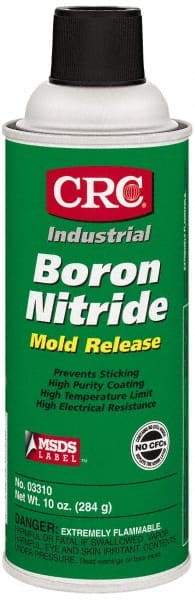 CRC - 16 Ounce Aerosol Can, White, General Purpose Mold Release - Boron Nitride Composition - Industrial Tool & Supply