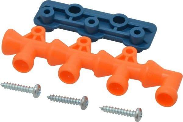 Loc-Line - 1/4" Hose Inside Diam, Coolant Hose Manifold - For Use with Loc-Line Modular Hose System and Shields, 8 Pieces - Industrial Tool & Supply
