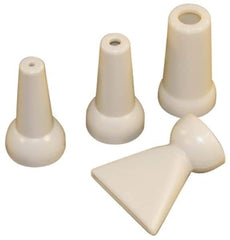 Cedarberg - 1/4" Hose Inside Diam x 1/16, 1/8, 1" (Flare), 1/4" (Round) Nozzle Diam, Coolant Hose Nozzle Kit - For Use with Snap-Loc Modular Hose System, 4 Pieces - Industrial Tool & Supply