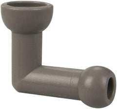 Cedarberg - 1/4" Hose Inside Diam, Coolant Hose Elbow - Female to Male, for Use with Snap Together Hose System, 2 Pieces - Industrial Tool & Supply