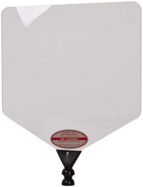 Cedarberg - 12 Inch Long x 12 Inch Wide Polycarbonate Replacement Shield - For Use With Opti Shield 8550-255 - Industrial Tool & Supply