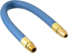 Coilhose Pneumatics - 18" Hose Length, 3/8" Nozzle Diam, 1/2" Hose ID, Coolant Hose - 3/8" NPT For Mist Coolant Systems - Industrial Tool & Supply