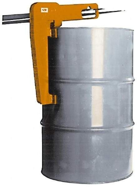 Made in USA - 3,000 Lb Load Capacity, 55 Gal Drum Lifter - For 55 Gal Drums - Industrial Tool & Supply