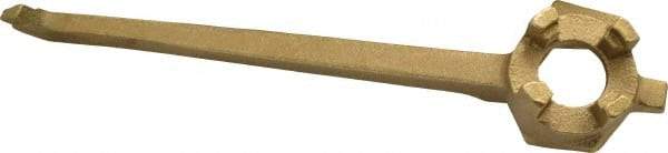 Value Collection - Bronze Drum Plug Wrench - For Use with Most Drum Plugs - Industrial Tool & Supply