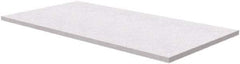 Made in USA - Plastic Straight Edge Workbench & Workstation Work Bench Top - 60" Long - Industrial Tool & Supply