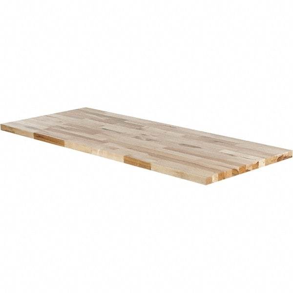 Made in USA - Maple Straight Edge Workbench & Workstation Work Bench Top - Use with Edsal Workbenches - Industrial Tool & Supply