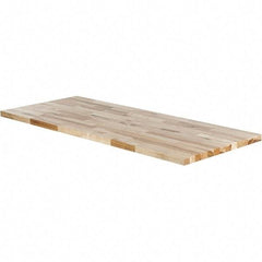 Made in USA - Maple Straight Edge Workbench & Workstation Work Bench Top - Use with Edsal Workbenches - Industrial Tool & Supply
