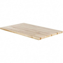 Made in USA - Maple Straight Edge Workbench & Workstation Work Bench Top - Use with Edsal Workbenches - Industrial Tool & Supply