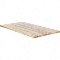 Made in USA - Maple Straight Edge Workbench & Workstation Work Bench Top - Use with Edsal Workbenches - Industrial Tool & Supply