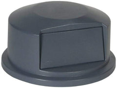 Rubbermaid - Round Lid for Use with 44 Gal Round Trash Cans - Gray, Polyethylene, For 2643 Brute Trash Cans - Industrial Tool & Supply