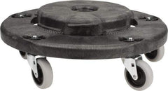 Rubbermaid - Round Polyethylene Twist-On Trash Can Dolly - Compatible with 20, 32, 44 & 55 Gal Containers, Compatible with Brute 2620, 2632, 2643, 2655 - Industrial Tool & Supply