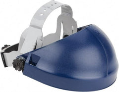3M - Thermoplastic Ratchet Adjusted Headgear - Blue - Industrial Tool & Supply
