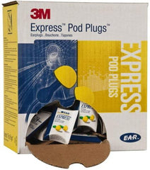 3M - Disposable, Uncorded, 25 dB Earplugs - Yellow, 100 Pairs - Industrial Tool & Supply