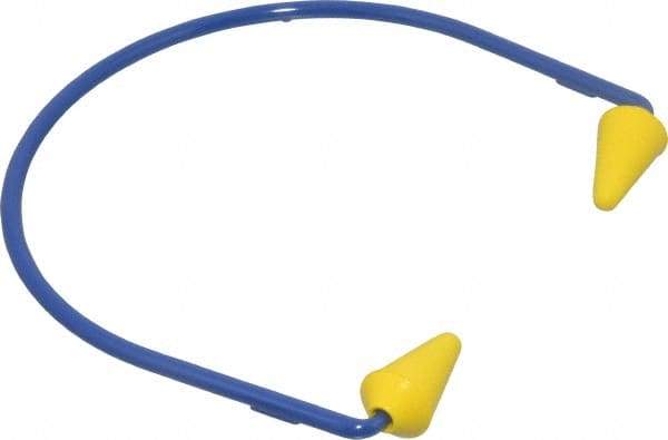 3M - Reusable, Banded, 20 dB, Cone Earplugs - Yellow - Industrial Tool & Supply