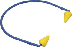 3M - Reusable, Banded, 20 dB, Cone Earplugs - Yellow - Industrial Tool & Supply