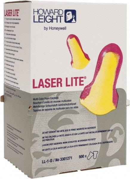 Howard Leight - Disposable Earplug Refill with 32 dB Earplugs - Magenta & Yellow Earplugs, 500 Pairs - Industrial Tool & Supply