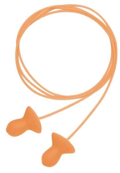 Howard Leight - Reusable, Corded, 26 dB, Taper Flare Earplugs - Orange, 50 Pairs - Industrial Tool & Supply
