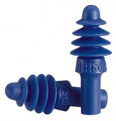 Howard Leight - Reusable, Uncorded, 27 dB, Flange Earplugs - Blue, 50 Pairs - Industrial Tool & Supply