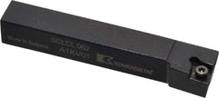 Kennametal - SCLC, Left Hand Cut, 5° Lead Angle, 3/8" Shank Height x 3/8" Shank Width, Neutral Rake Indexable Turning Toolholder - 2-1/2" OAL, CC..21.5. Insert Compatibility, Series Screw-On - Industrial Tool & Supply