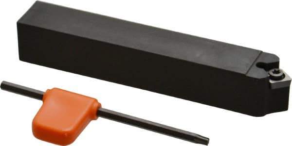Kennametal - SCMC, Neutral Cut, 0° Lead Angle, 3/4" Shank Height x 3/4" Shank Width, Neutral Rake Indexable Turning Toolholder - 4-1/2" OAL, CC..32.5. Insert Compatibility, Series Screw-On - Industrial Tool & Supply