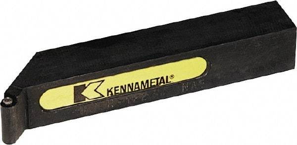 Kennametal - SRGC, Left Hand Cut, 25mm Shank Height x 25mm Shank Width, Neutral Rake Indexable Turning Toolholder - 150mm OAL, RC..1204M0 Insert Compatibility, Series Screw-On - Industrial Tool & Supply