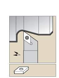 Kennametal - SDAC, Right Hand Cut, 0° Lead Angle, 5/8" Shank Height x 5/8" Shank Width, Neutral Rake Indexable Turning Toolholder - 4-1/2" OAL, DC..32.5. Insert Compatibility, Series Screw-On - Industrial Tool & Supply
