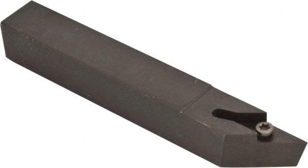 Kennametal - SVAB, Right Hand Cut, 0° Lead Angle, 5/8" Shank Height x 5/8" Shank Width, Neutral Rake Indexable Turning Toolholder - 4-1/2" OAL, VB..33. Insert Compatibility, Series Screw-On - Industrial Tool & Supply