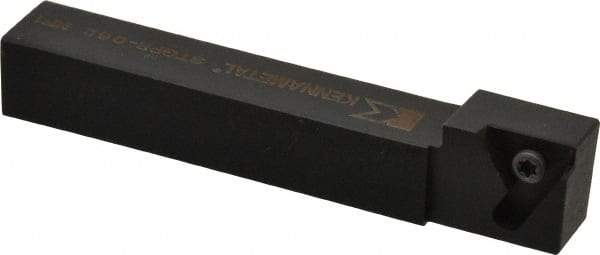 Kennametal - STGP, Right Hand Cut, 0° Lead Angle, 3/8" Shank Height x 3/8" Shank Width, Positive Rake Indexable Turning Toolholder - 2-1/2" OAL, TP..21.5. Insert Compatibility, Series Screw-On - Industrial Tool & Supply