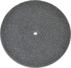 3M - 5" Diam, 1/4" Face Width, 1/4" Center Hole, Fine Grade, Silicon Carbide Deburring Wheel - Unitized, Soft Density 2 Grade, 6,000 RPM - Industrial Tool & Supply