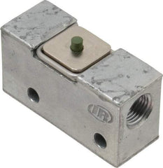 ARO/Ingersoll-Rand - 0.195 CV Rate & 7.5 CFM 3 Way Air Valve - Pin Plunger, Spring Return, 150 Max psi - Industrial Tool & Supply