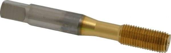 OSG - 3/8-24 UNF H5 Thread Limit Modified Bottoming Thread Forming Tap - Cobalt, TiN Finish, 2-15/16" OAL, 1-1/4" Thread Length, Right Hand Thread, Series HY-PRO NRT - Exact Industrial Supply