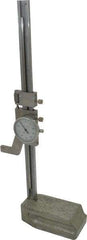 Value Collection - 8" Stainless Steel Dial Height Gage - 0.001" Graduation, Dial Display - Industrial Tool & Supply